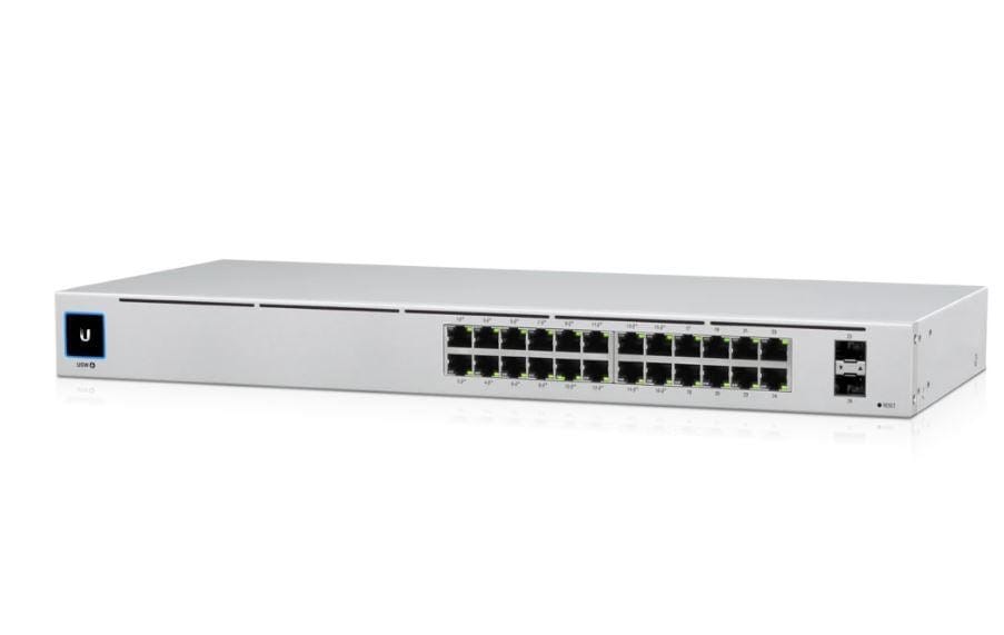 Switch Ubiquiti UniFi USW-24-POE, 24 Porturi Gigabit, 16x PoE+ - imagine 3