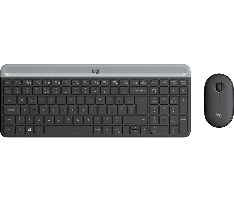 Tastatură și Mouse Wireless Logitech MK470 Slim - Graphite