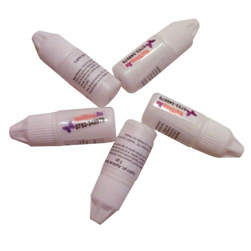 Set 5 Buc. Lipici Tipsuri Nailshop, Fixare Maximă