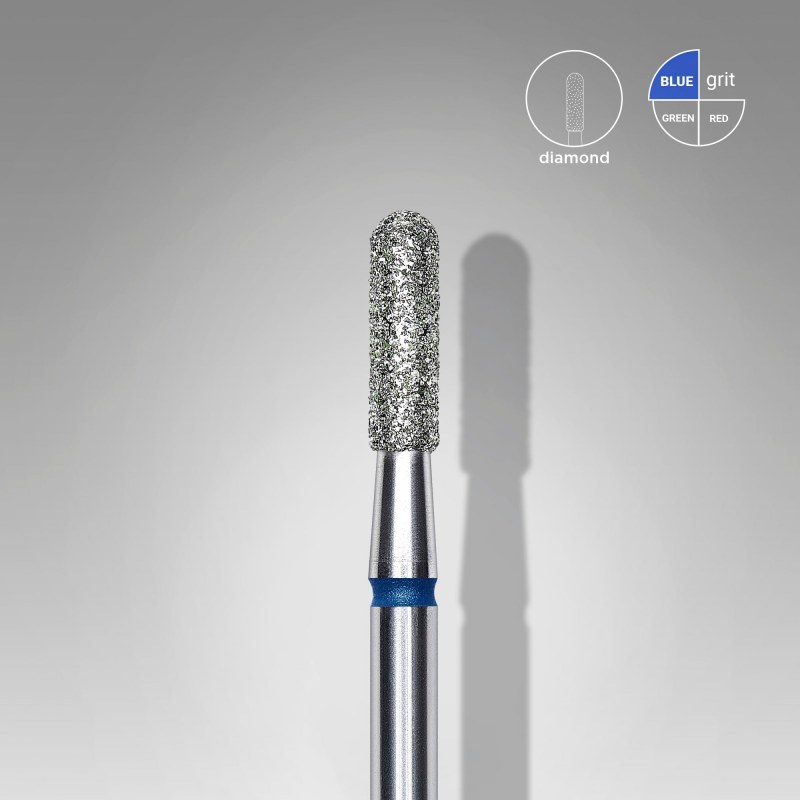 Cap freză diamant Staleks Expert cilindrică rotunjită 2.3 mm