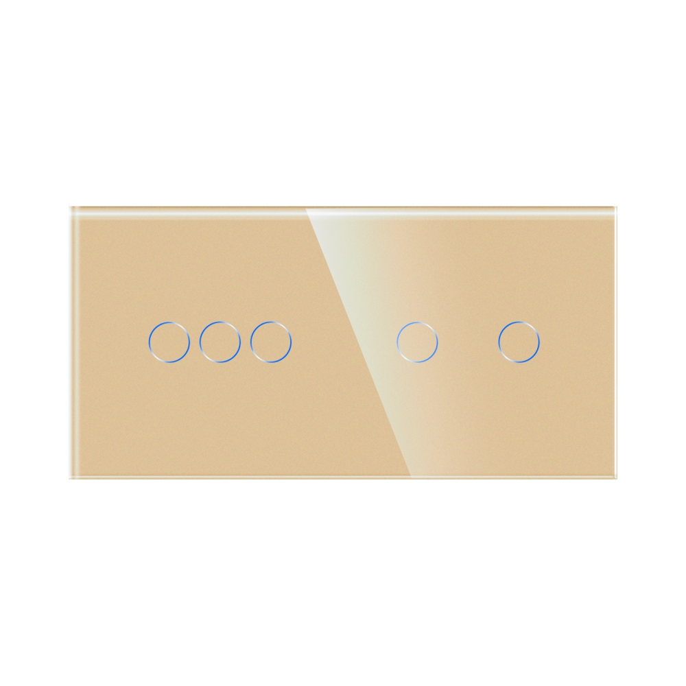 Intrerupator Touch Triplu+Dublu Luxion Sticla - imagine 10
