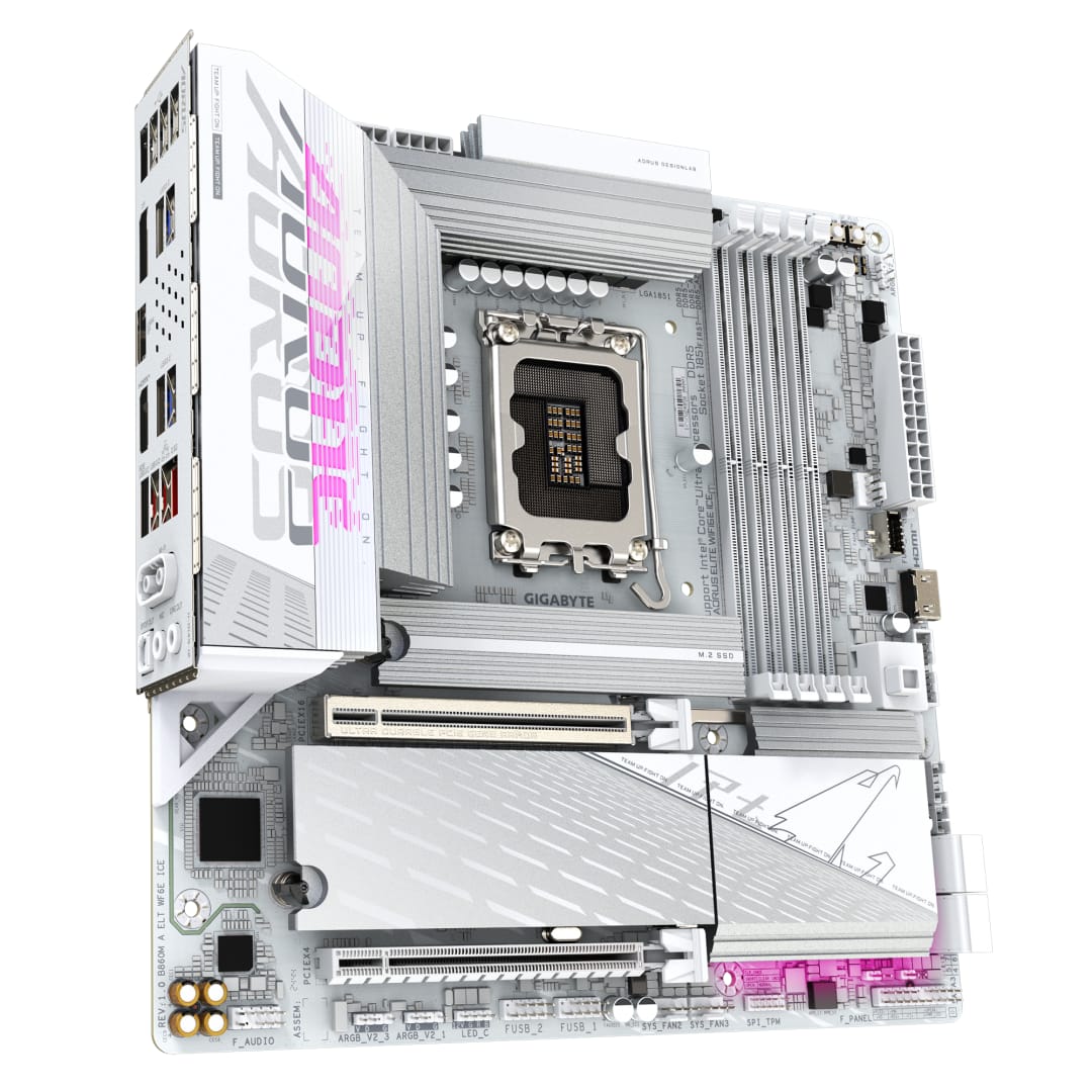 Placă de bază Gigabyte B860M AORUS ELITE WIFI6E ICE mATX - imagine 4