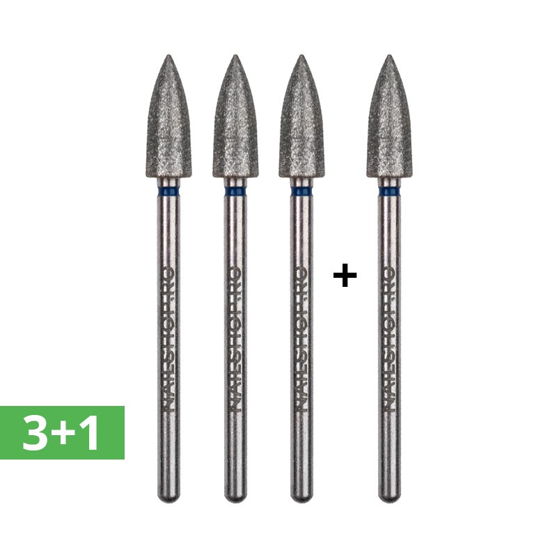 Set 3+1 Bit Diamant PRO Nailshop