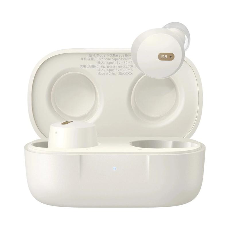 Căști Wireless Baseus Bowie E18 TWS Bluetooth - Alb