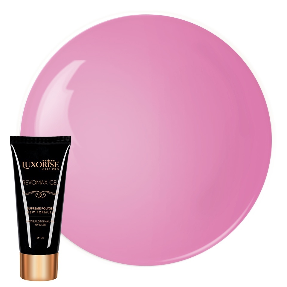 Polygel REVOMAX Luxorise Candy Pink 15ml