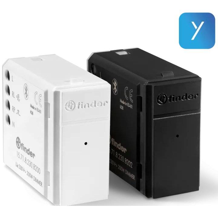 Dimmer Bluetooth Finder YESLY 15.71, 230 VCA, Antracit