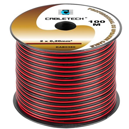 Cablu Difuzor Cupru 2x0.2mm² 100m Cabletech