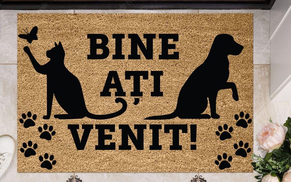 Covoraș intrare Heinner HOME PAWS 60x40 cm iarbă de mare - imagine 4