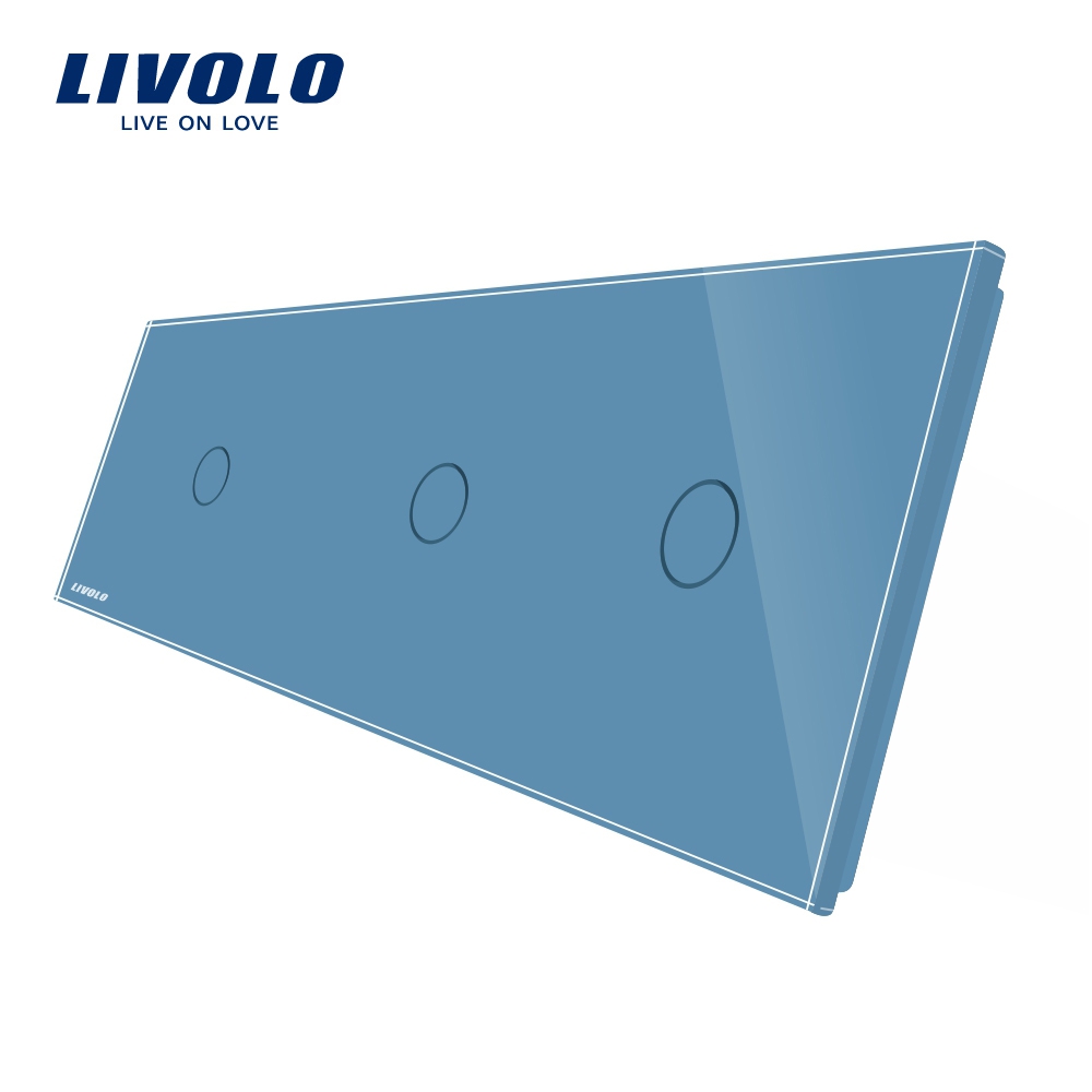 Panou Touch Livolo 3 Butoane Sticlă - imagine 12