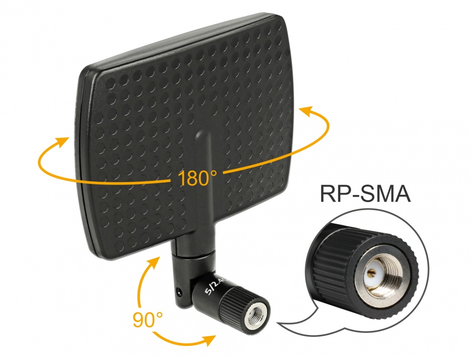 Antena WLAN Directionala Delock 5-7 dBi RP-SMA
