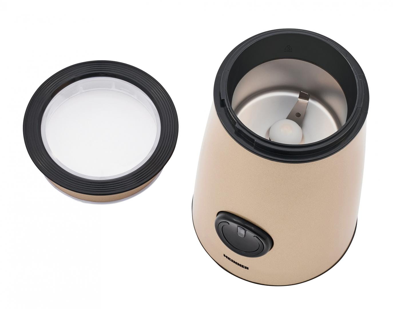 Râșniță Electrică Heinner Longold 150W - Capacitate 50g, Inox - imagine 3