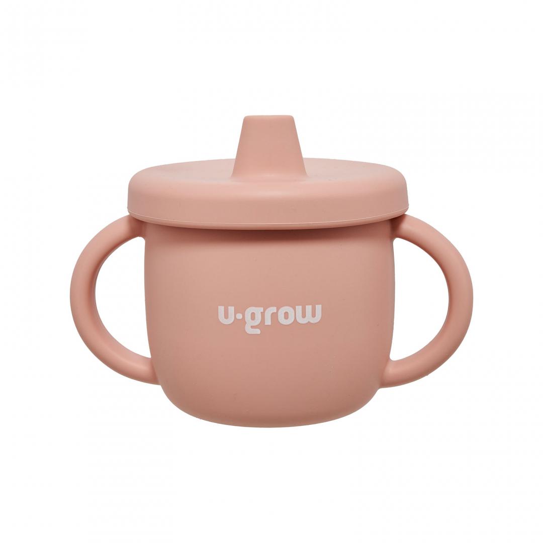 Set Diversificare U-GROW 3 Piese Silicon Roz - Bebe - imagine 4