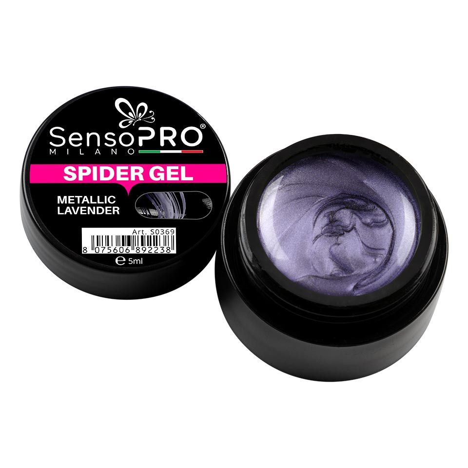 Spider Gel SensoPRO Metallic Lavender 5ml