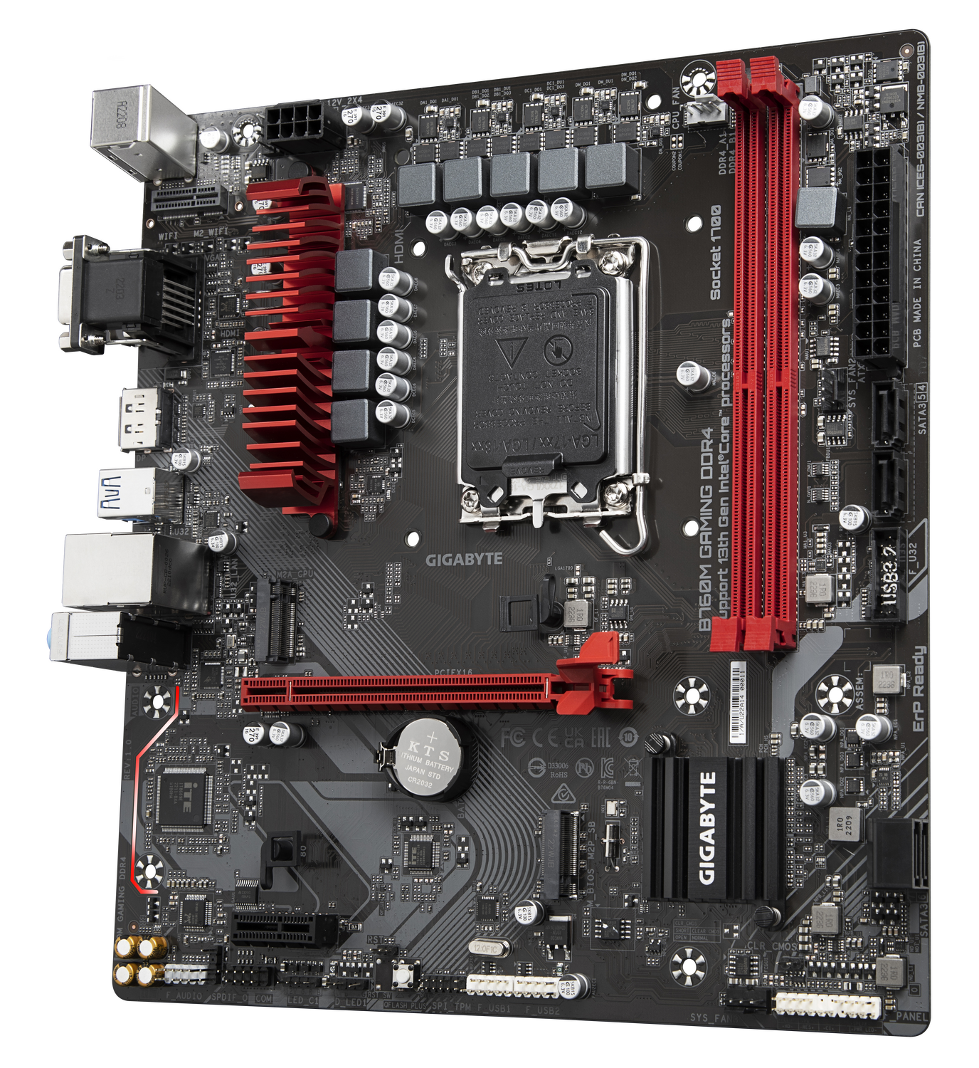 Placă de bază GIGABYTE B760M GAMING DDR4 - Performanță Gaming - imagine 2