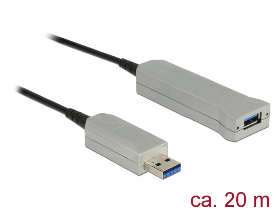 Delock 83739 Cablu USB 3.0 Optic Activ 20m