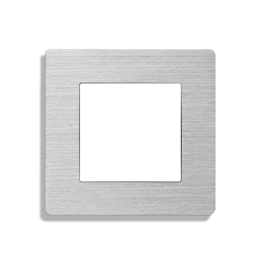 Rama Aluminiu Luxion, 86x86mm, Design Modern - imagine 2