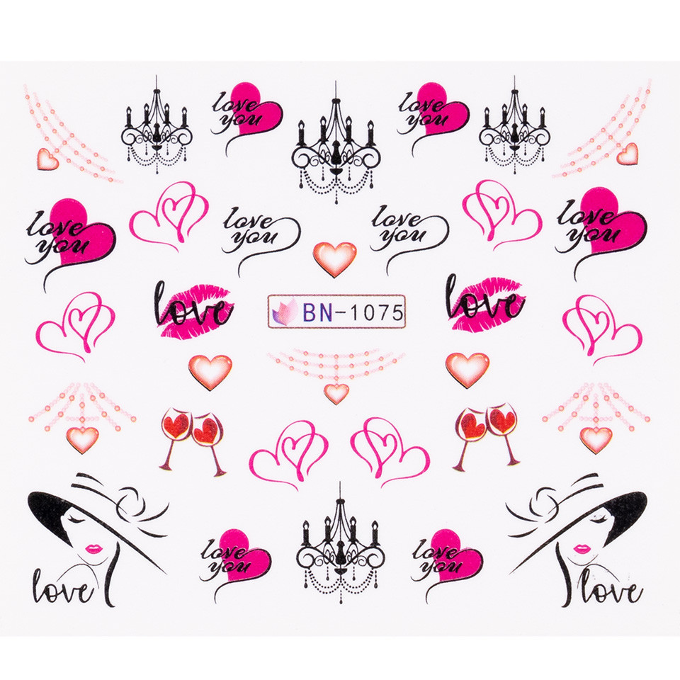 Tatuaj Unghii Luxorise Love City BN-1075