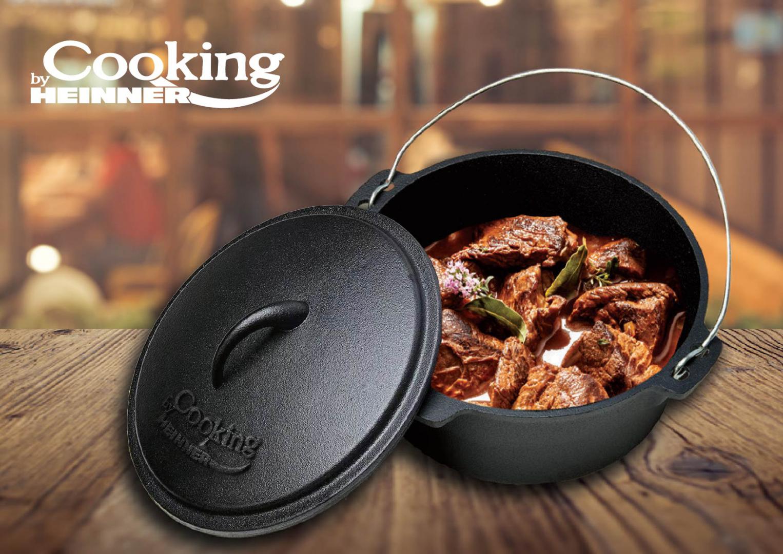 Ceaun Fonta 3.5L cu Capac Heinner - Gătire Profesională - imagine 6