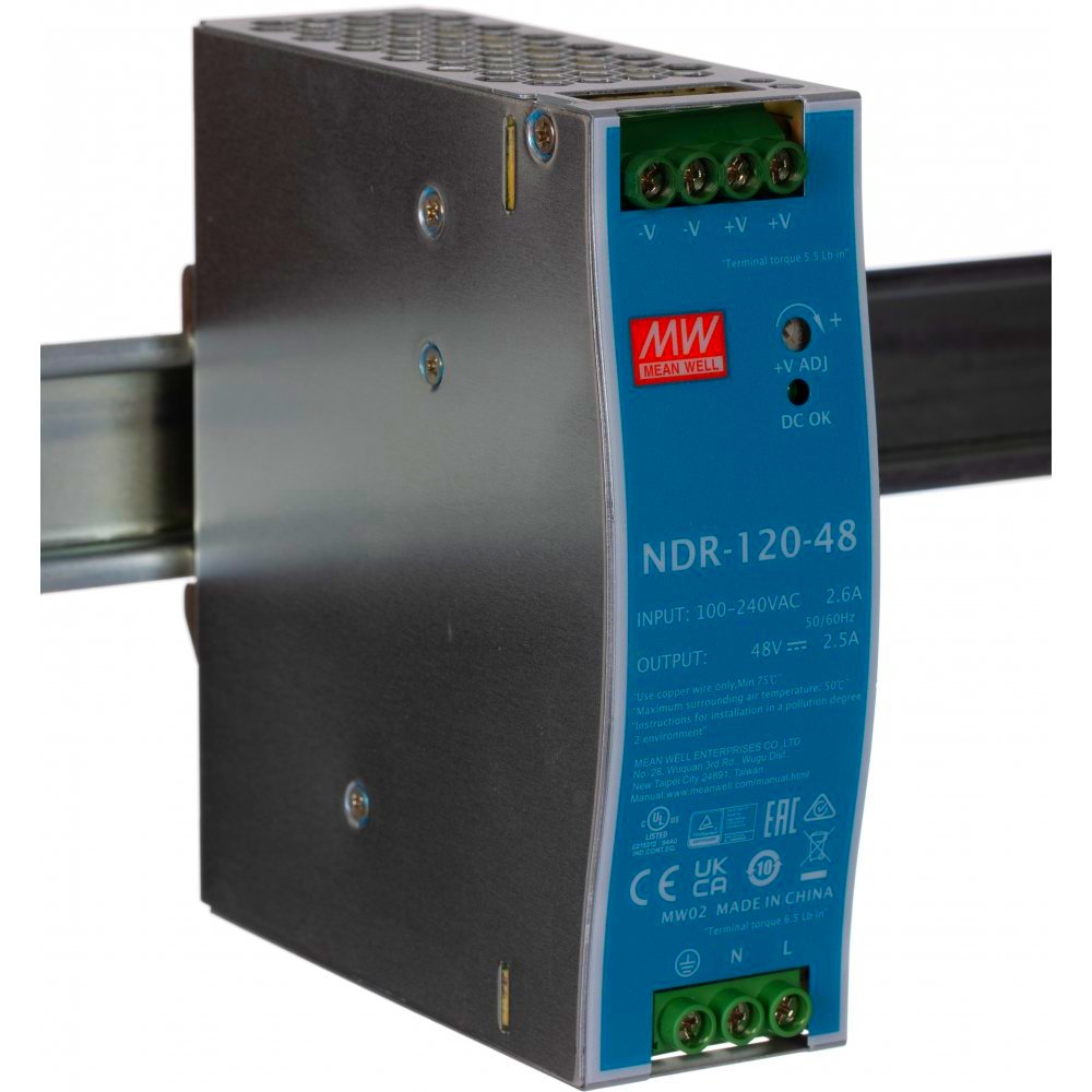 Sursa Mean Well 48V/120W, Montaj Sina DIN