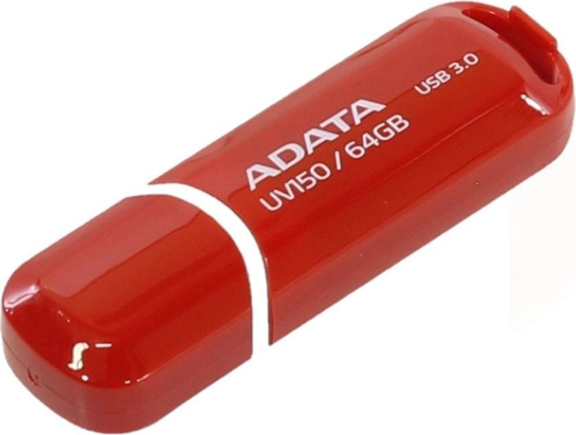 Memorie USB ADATA UV150 64GB USB 3.0 Rosu - Transfer Rapid - imagine 2