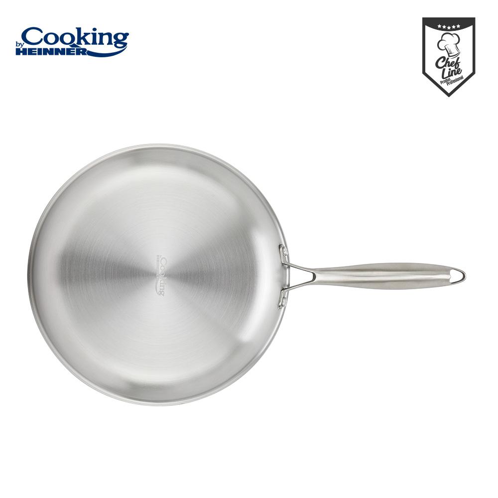 Tigaie Inox Heinner Titanium3 24cm - 3 Straturi Antiaderent - imagine 2