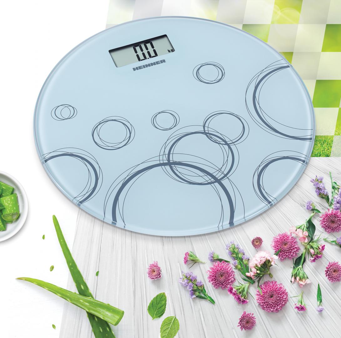 Cântar Baie Heinner 150kg Alb - Ultra Slim, Display LCD - imagine 3
