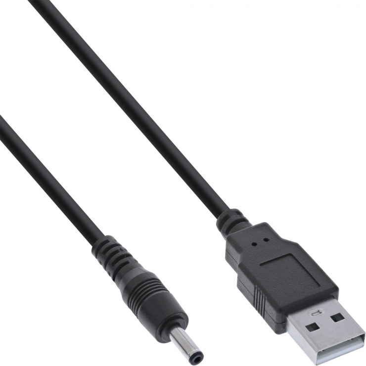 Cablu Alimentare USB la DC 3.5mm 3m Inline