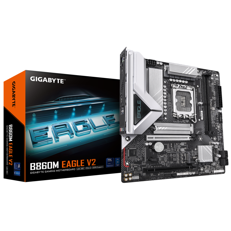 Placă de bază Gigabyte B860M EAGLE V2 LGA1851 mATX DDR5