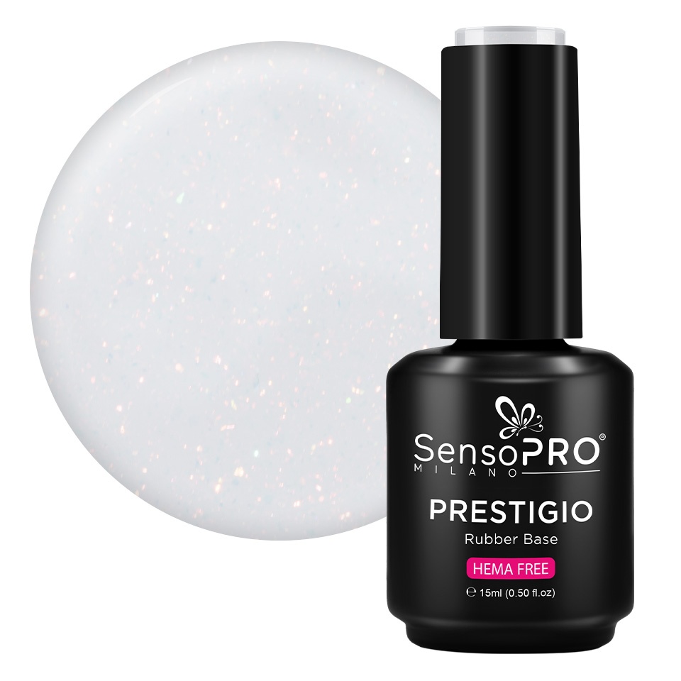 Rubber Base PRESTIGIO SensoPRO Milano, Milky Pearl