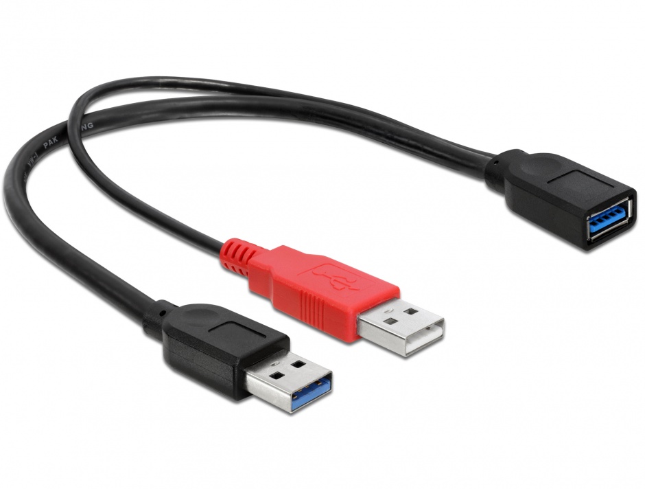 Cablu Y USB 3.0 Delock 30cm Alimentare