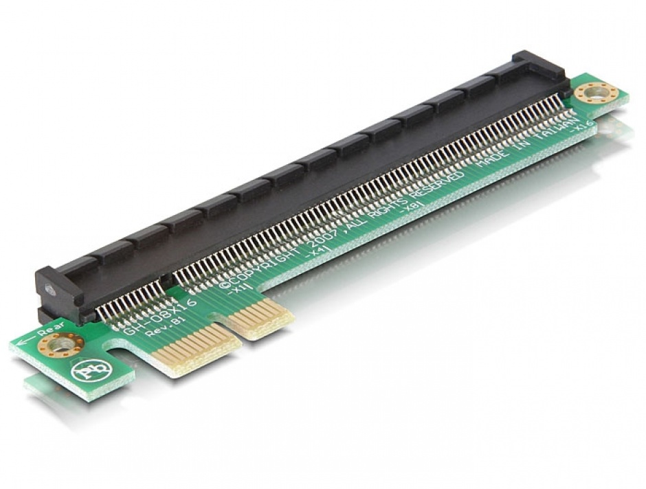 Riser Card PCIe x1 la x16 Delock 89159