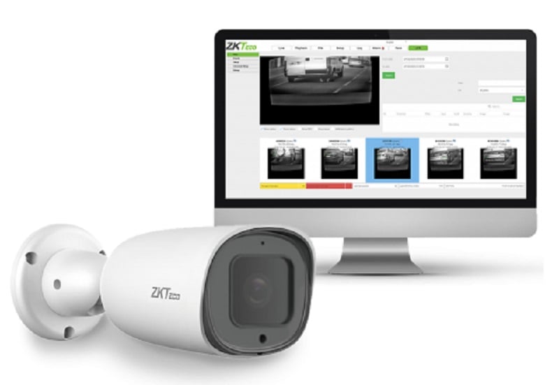 Camera LPR Zkteco FullHD cu Releu Integrat