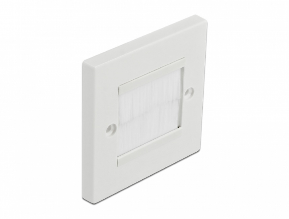 Priza organizare cabluri Delock 86x86 mm - imagine 1