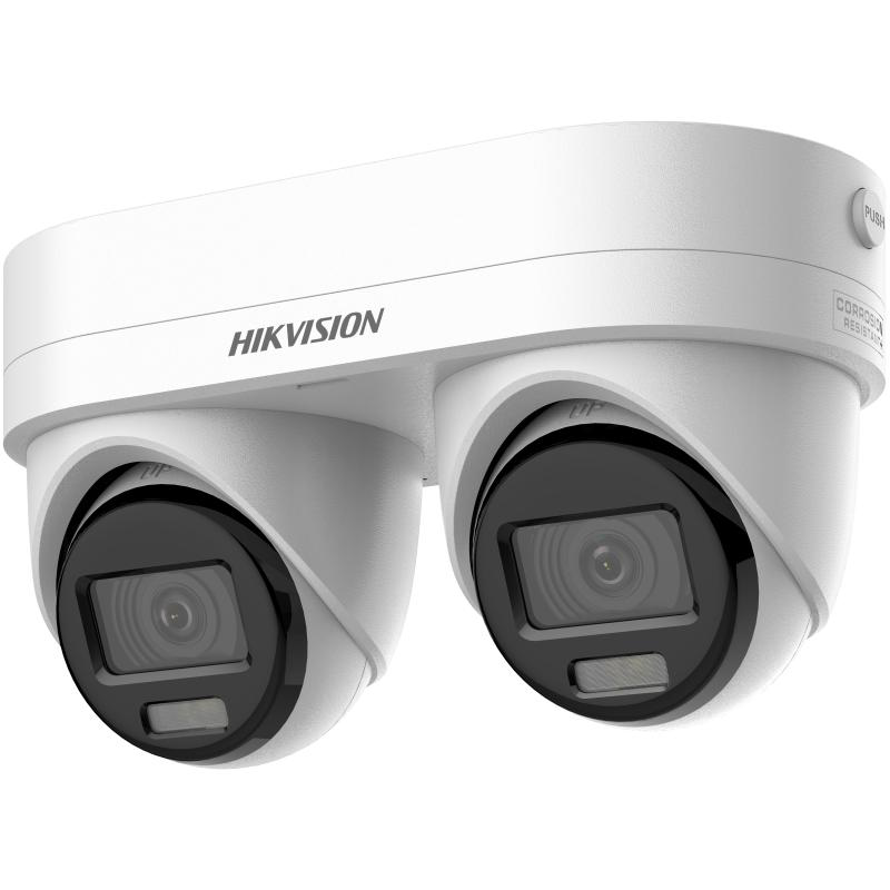 Camera IP Hikvision 4MP Dublu Turret Audio IP67