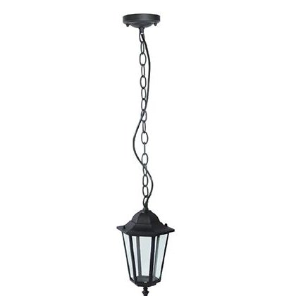 Pendul Exterior IP44 V-TAC, Negru Mat