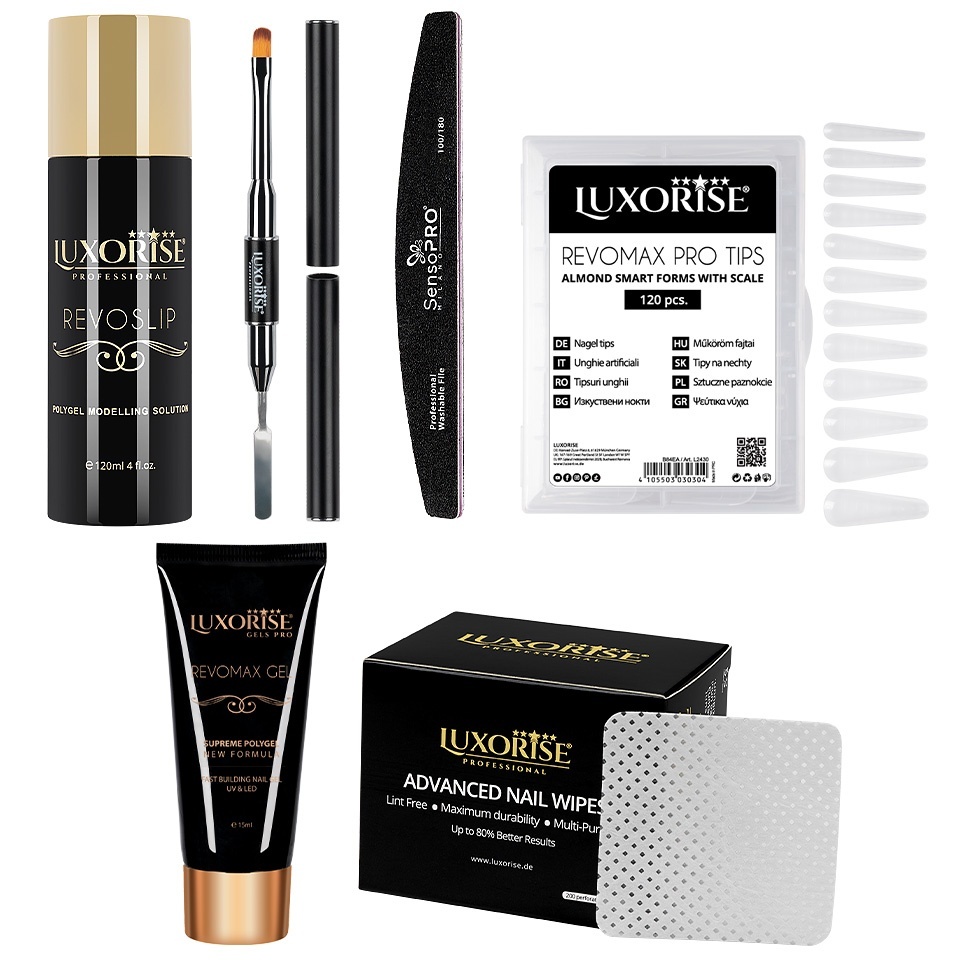 Kit Polygel LUXORISE Elite #10 - Manichiură Profesională
