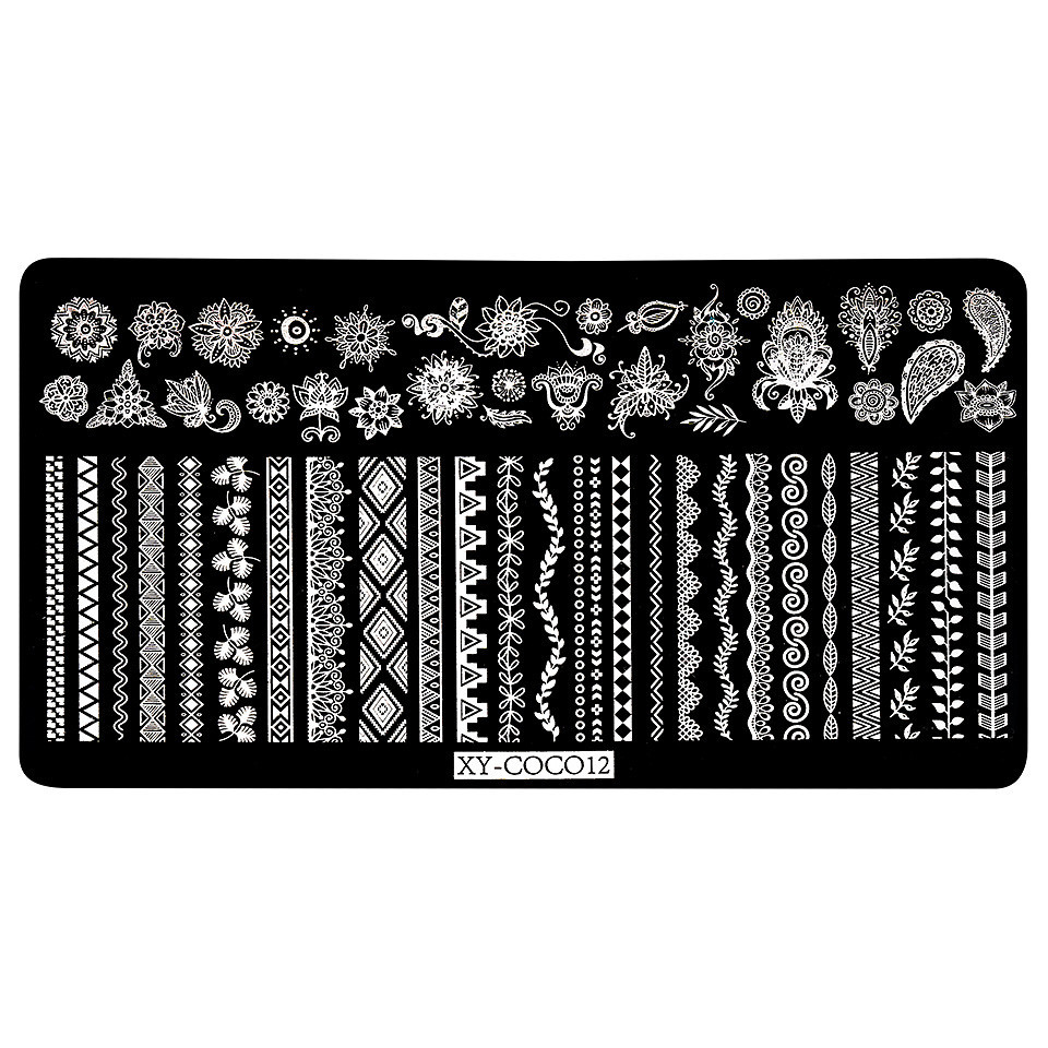 Matriță Metalică Unghii Luxorise Bohemian