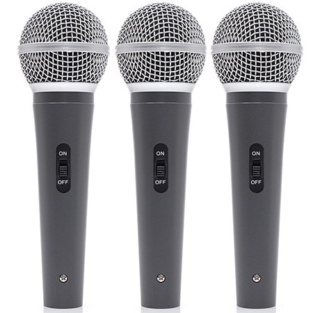 Set 3 Microfoane BoomTone DJ MIC 300 Profesionale