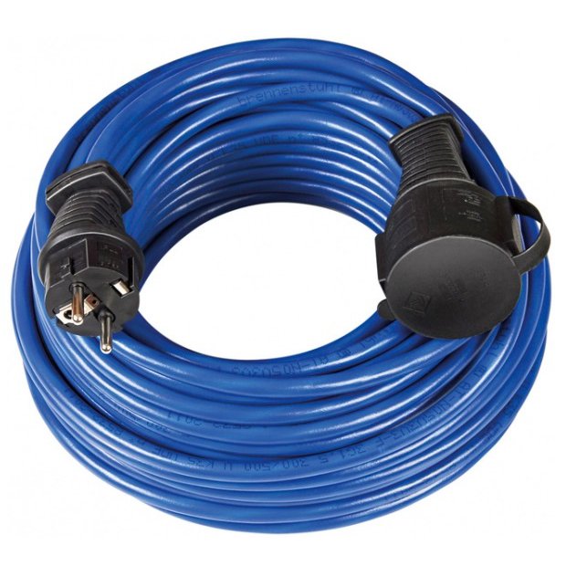 Cordon prelungitor Brennenstuhl, 10m, rezistent, Albastru
