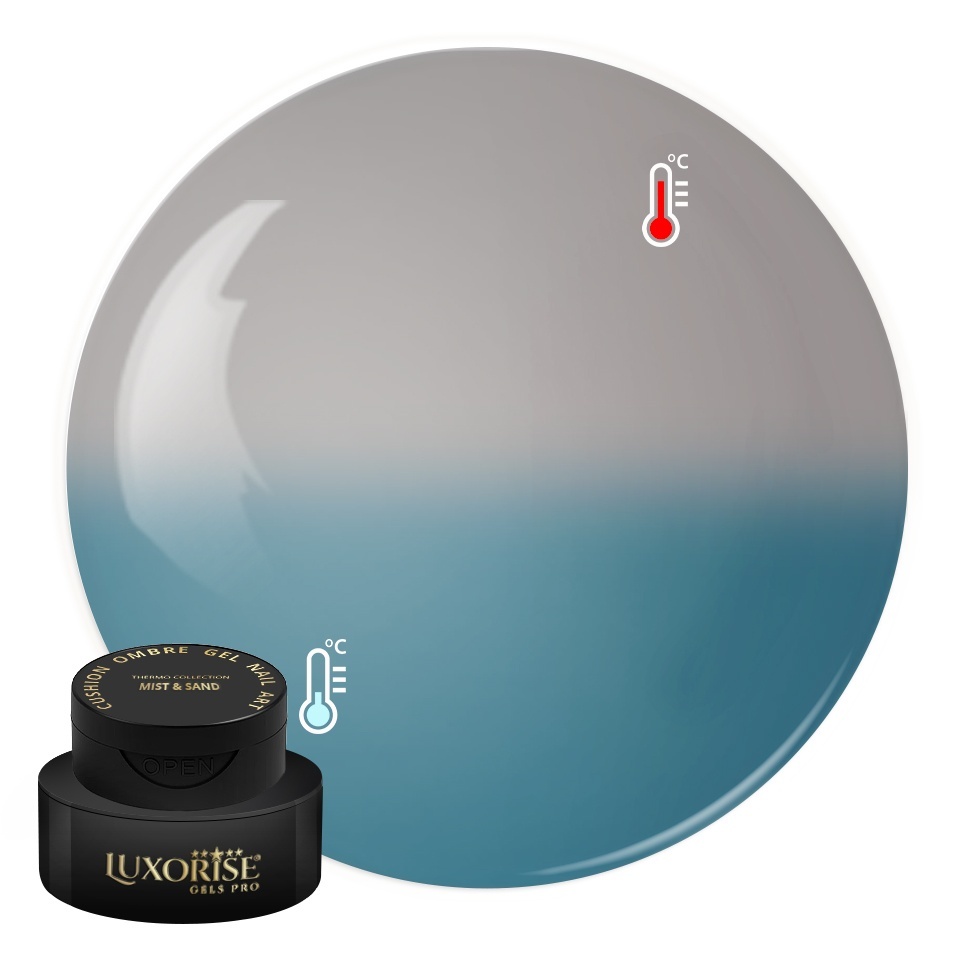 Gel UV Nail Art Babyboomer LUXORISE Cushion Ombre Thermo - Mist & Sand, 2ml