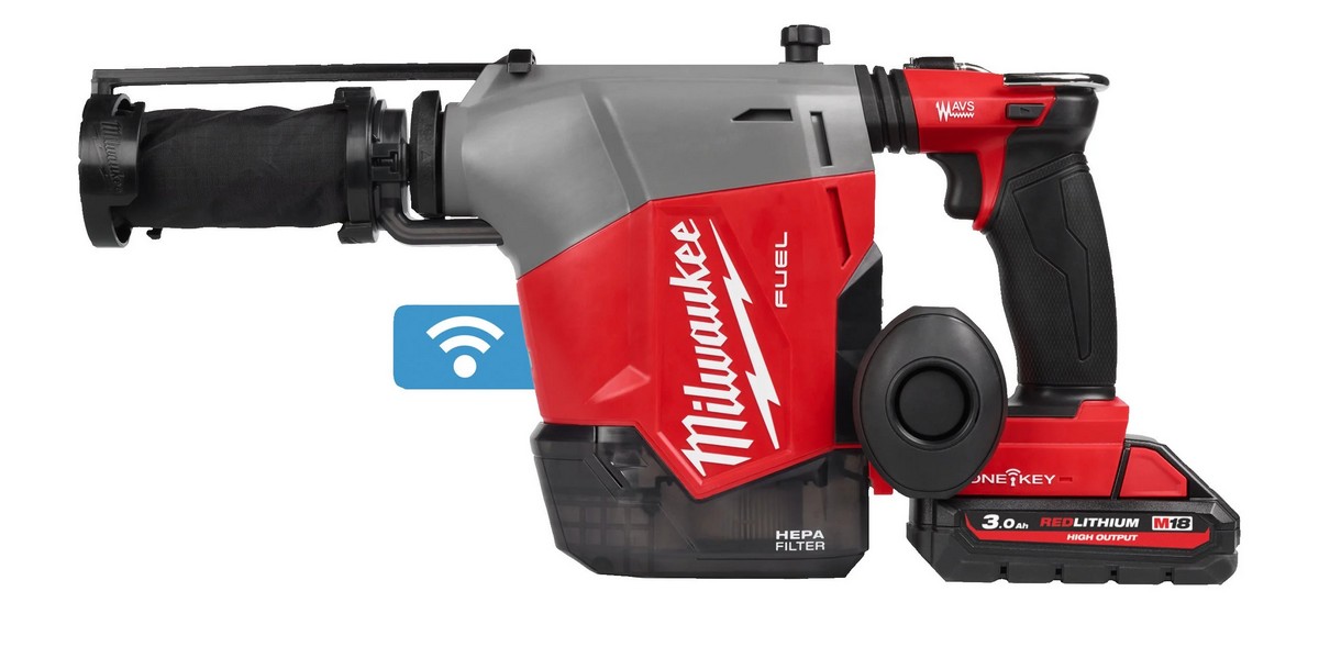 Ciocan Milwaukee M18 FUEL cu extractor praf