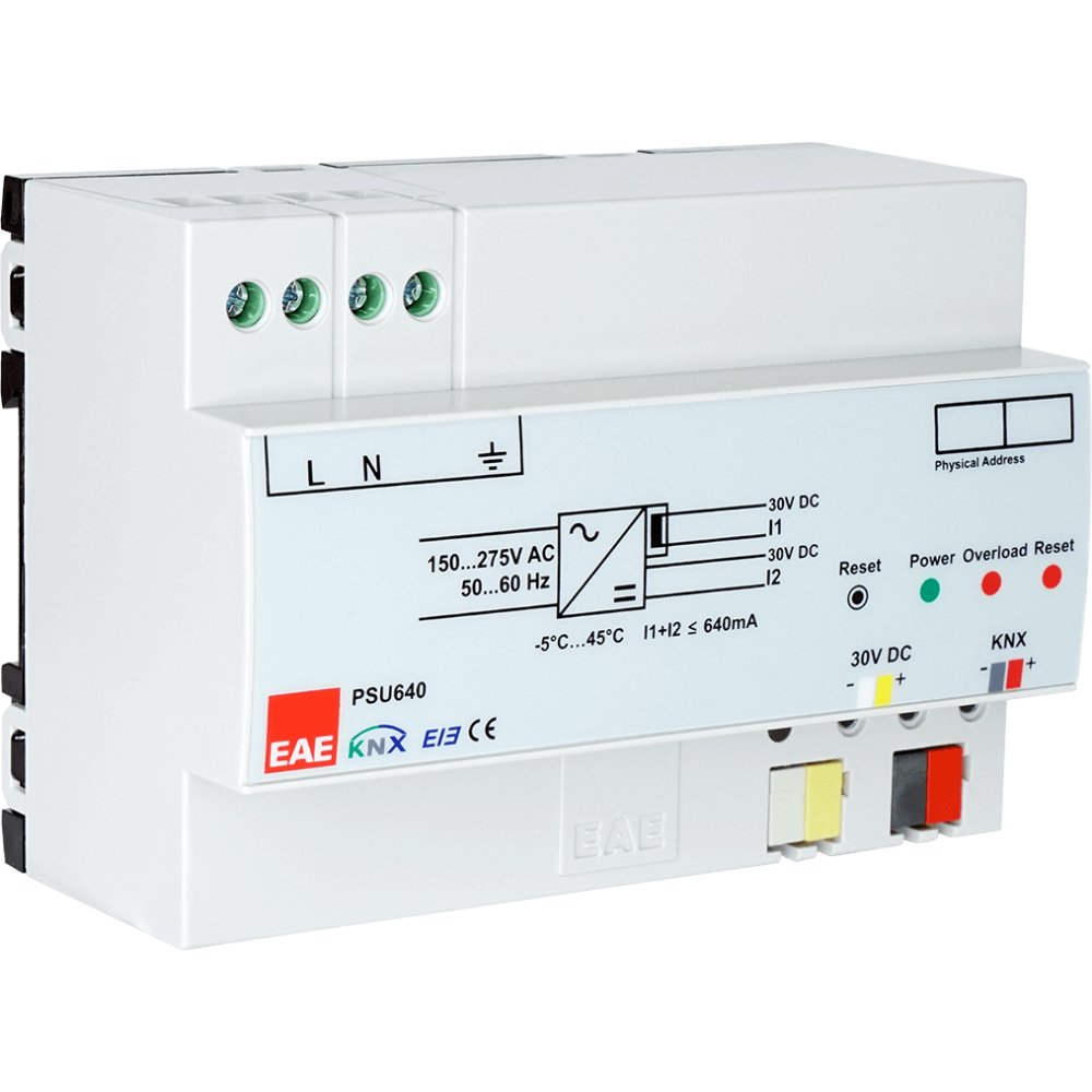 Sursă alimentare EAE KNX 640mA cu ieșire 30V