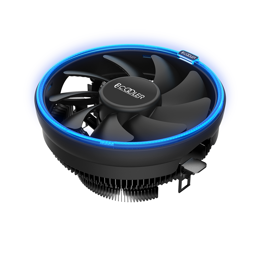 Cooler Procesor PCCOOLER E126M B Universal 120mm LED Albastru - imagine 2