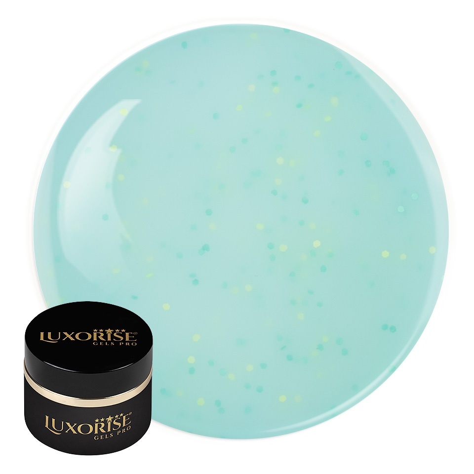 Gel UV Constructie LUXORISE Confetti Cake 15ml Kiwi Sorbet