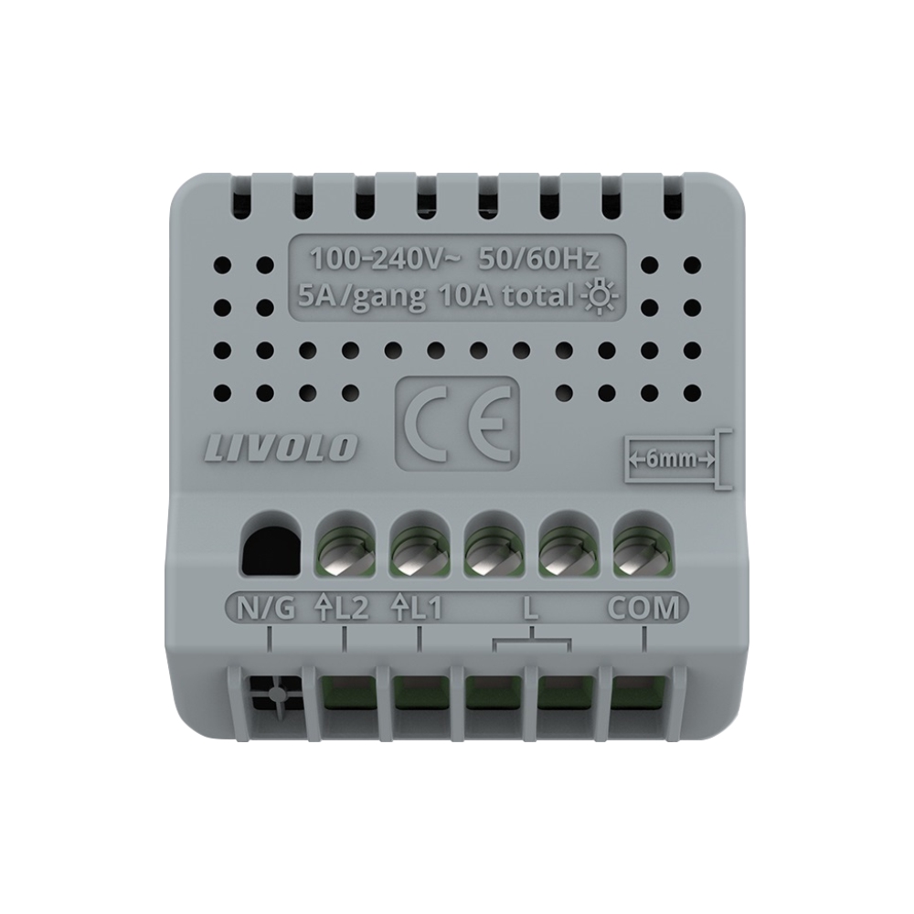 Modul Touch ZigBee LIVOLO, Control Smart Dublu - imagine 4