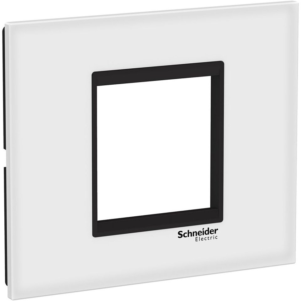 Rama Sticlă 2M Schneider Easy Styl, Alb/Negru