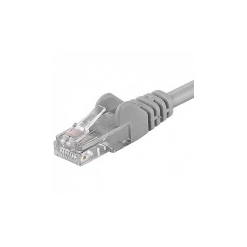 Patchcord UTP Cat.6 0.25m Gri LSZH Emtex