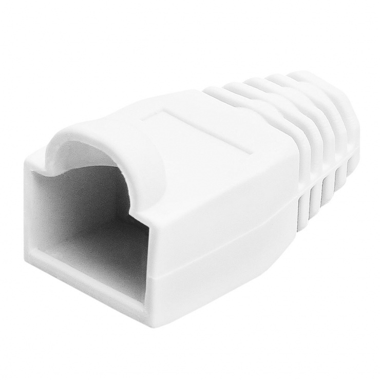 Manson protectie mufa RJ45, alb, OEM