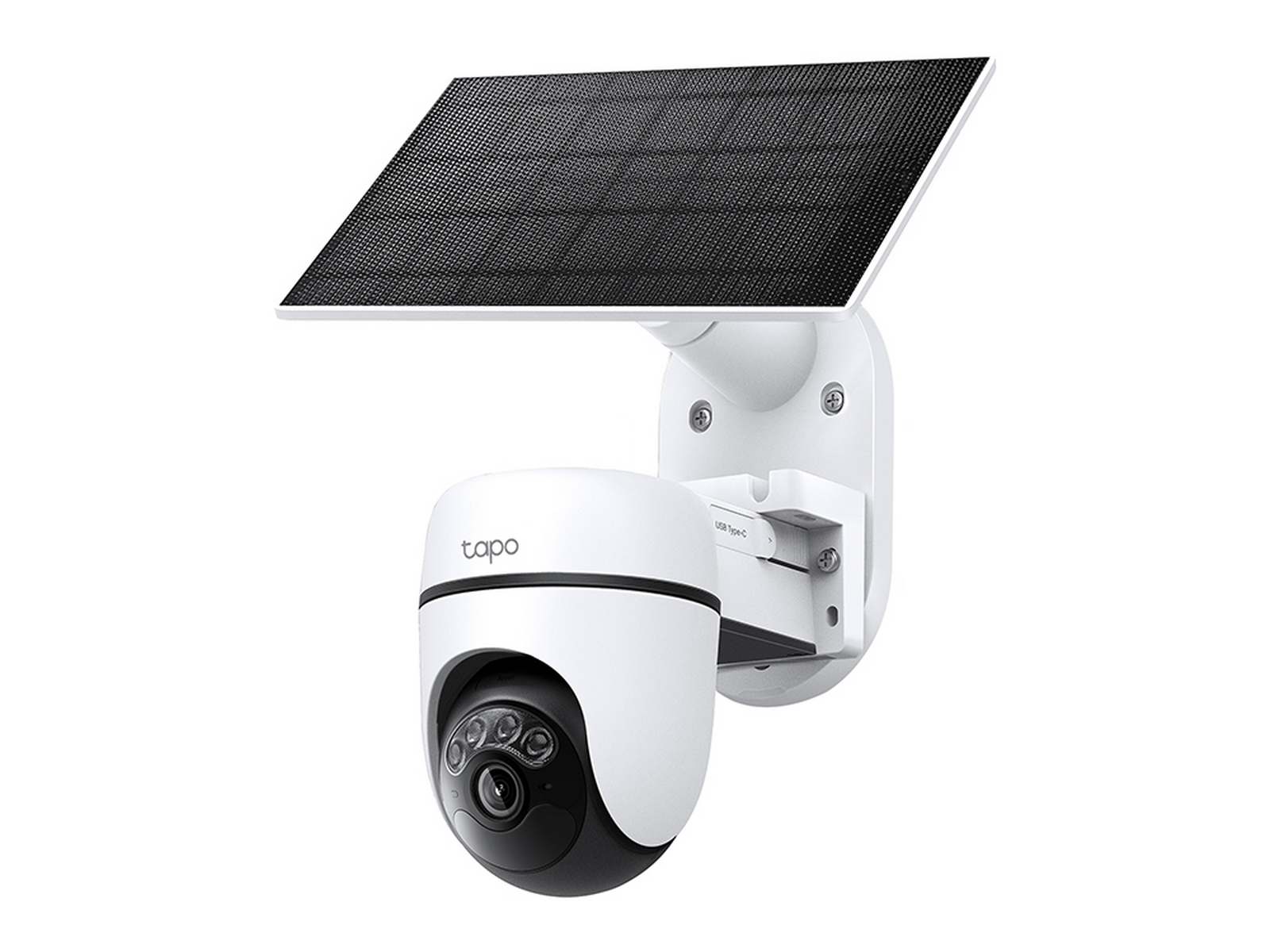 Camera supraveghere cu panou solar Tapo C610 KIT, 2K 3MP, Wi-Fi, rotire si inclinare din aplicatie, detectie persoane cu AI, audio bidirectional, alarma, baterie, IP65