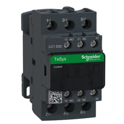 Contactor Schneider TeSys Deca LC1D32E7, 32A, 48VAC
